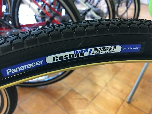 自転車修理で使用するタイヤはお店により違います。