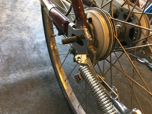 子供乗せ自転車 スタンド 壊れた