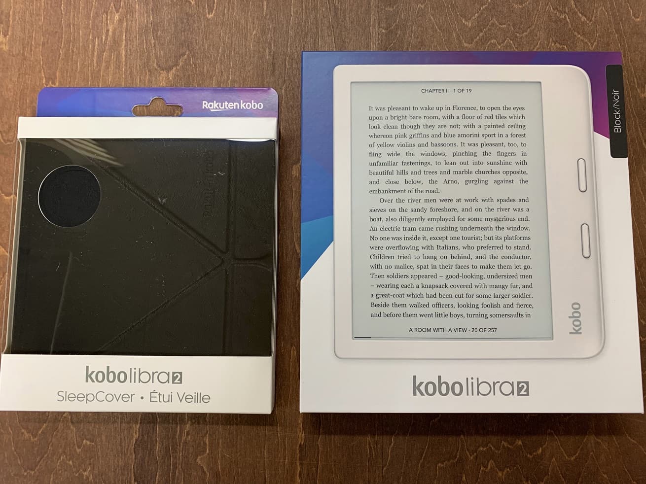 電子書籍リーダー楽天「Kobo Libra2」と専用スリープカバー