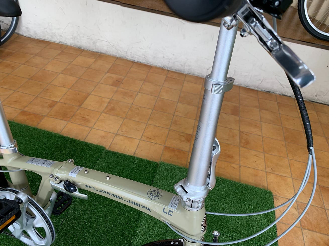 おすすめ折り畳み自転車ESR「PURSUER LC」アジャスタブルハンドルステム